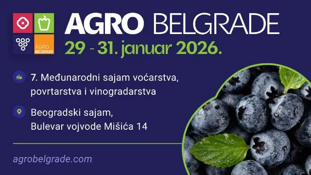 Agro Belgrade 2026: međunarodni susret voćarstva, povrtarstva i vinogradarstva
