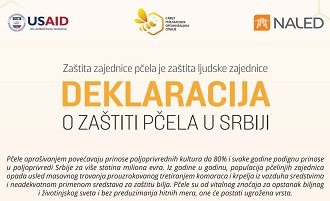Grad Vranje potpisnik Deklaracije o zaštiti pčela